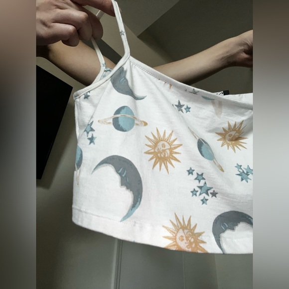 MOTEL DOLLSKILL CELESTIAL CROP TOP - Picture 6 of 8